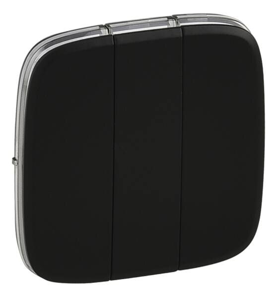 Legrand Legrand 755038 Wippe 3-fach Schalter Valena Allure schwarz