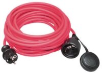 Kopp 147410045 Gummi-Verlängerung 10m H 05 RR-F 3G1,5qmm rot