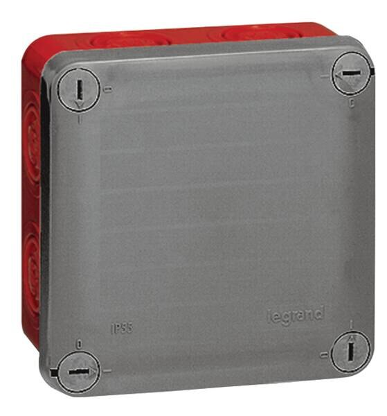 Legrand Legrand 092025 Plexo Abzweigdose 105x105x55mm IP55 7Membrane RAL3000/7037