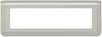 Legrand 079318L Rahmen 8-modulig horizontal Mosaic Aluminium