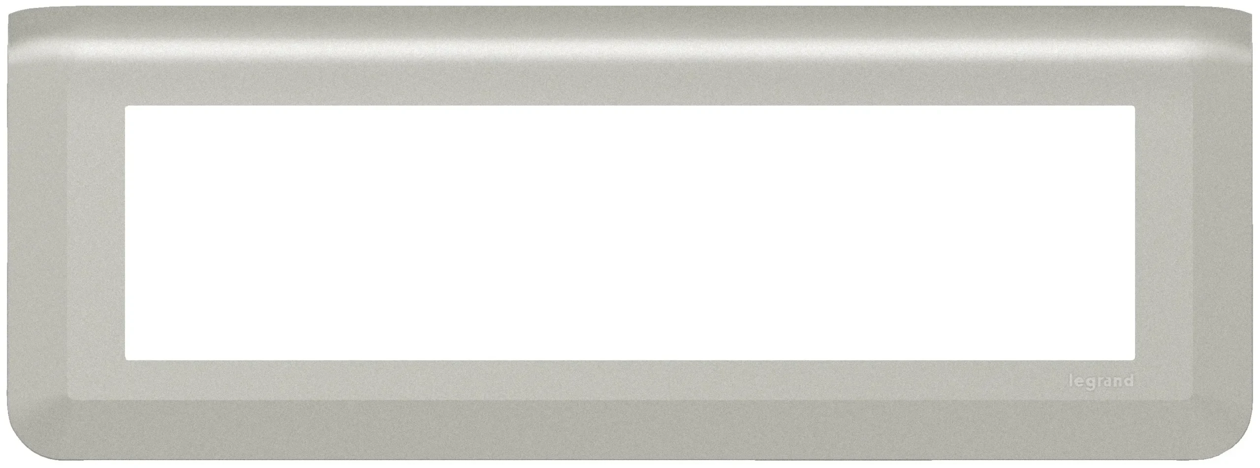 Legrand Legrand 079318L Rahmen 8-modulig horizontal Mosaic Aluminium