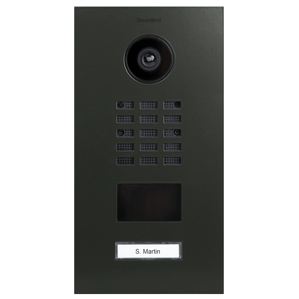 Doorbird DoorBird D2101V IP Video Türsprechanlage – RAL 6006
