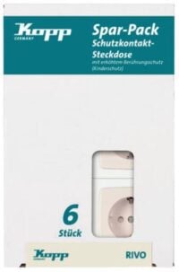 Kopp 945101059 6Steckdose KiSi RIVO creme