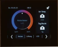 Berker Touch Control mit TFT-Display KNX 75740101