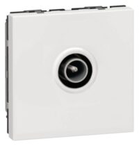 Legrand 078782 TV-Dose 9,52mm 2-modulig Mosaic ultaweiß