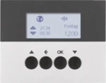 Berker KNX-Funk Jalousieschaltuhr aluminium lackiert 85745177