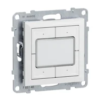 Legrand 765612 Seano MyHome Szenentaster zum Abrufen von 4 Szenarien in der