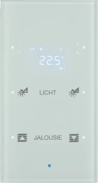 Berker Glas-Sensor 2-fach polarweiß 75642130