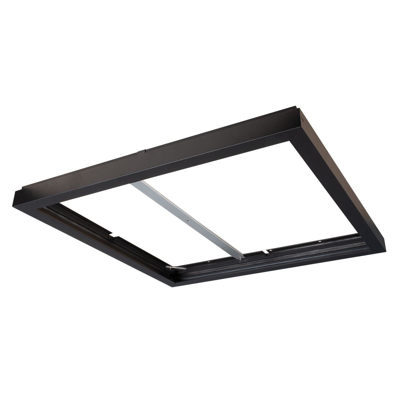 SG Leuchten SG LEUCHTEN Aufbaurahmen schwarz Aluminium L604mm 212258 H48mm