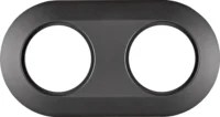 Berker Rahmen 2-fach Serie 1930 schwarz MAN0100317