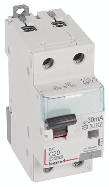 Legrand 411313 DX3 Fi/LS-Schalter C 20A 1P+N 10kA 30mA Typ F-G 230VAC 2TE