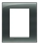 BTicino LNA4826KF LivingLight Abdeck- rahmen für Kompaktinstallation 3+3M Rauchgrau