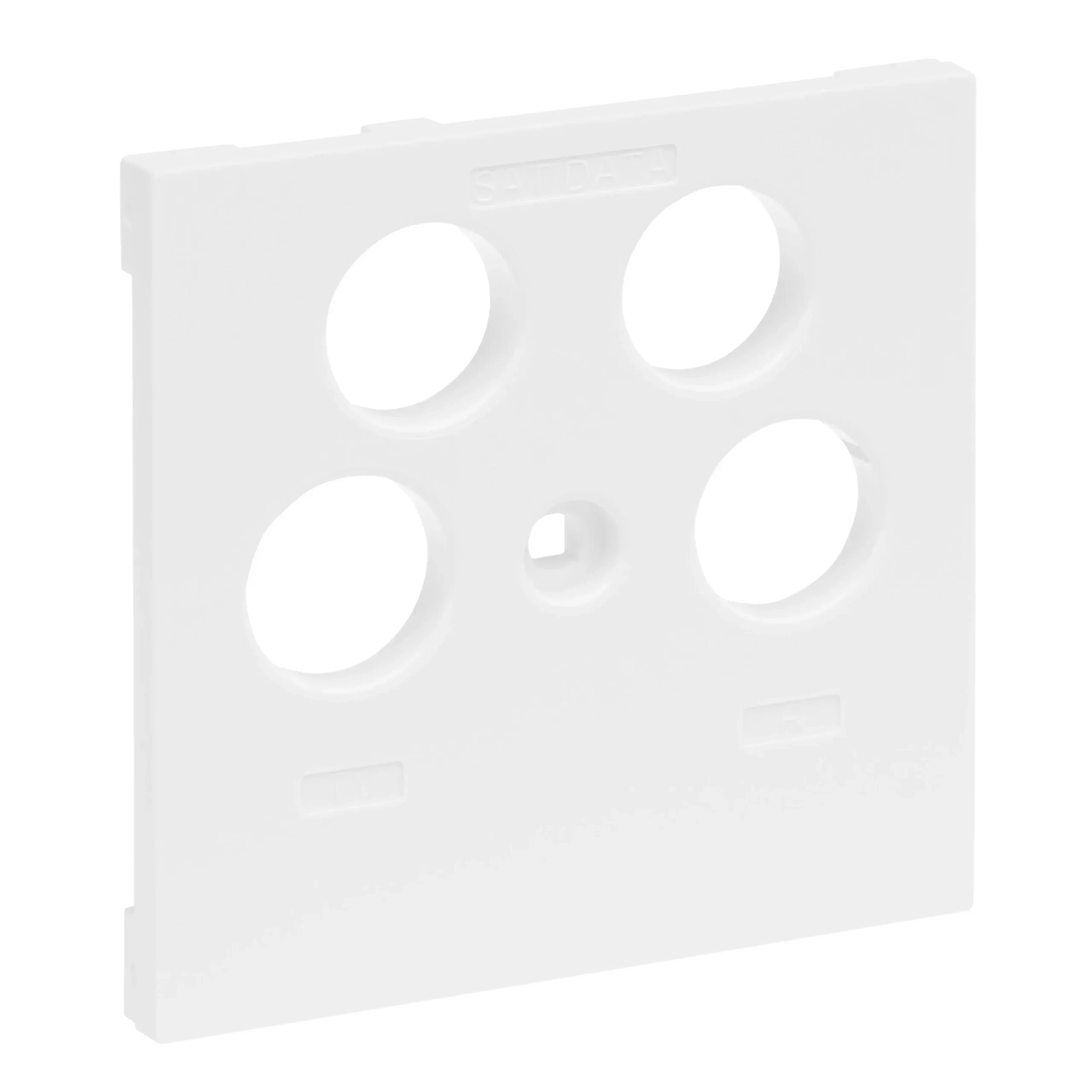 Legrand Legrand 765157 SEANO Abdeckung TV-R-SAT-SAT für Fremdfabrikate Ultraweiß