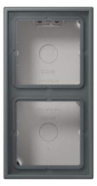 Jung LC 582 A 202 AP-Kappe 2-fach Duroplast lackiert Serie LS gris foncé 31 (32010)