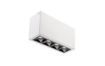 SG LEUCHTEN LED-Deckenanbauleuchte 8W weiß INSPIRE 320820 2700K 450lm Konverter