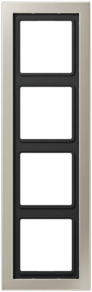 Jung ESD2984-L Rahmen 4fach 96x309mm LS/FD-design Edelstahl