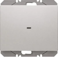Berker KNX-Funk Wandsender 1-fach aluminium lackiert 85655277