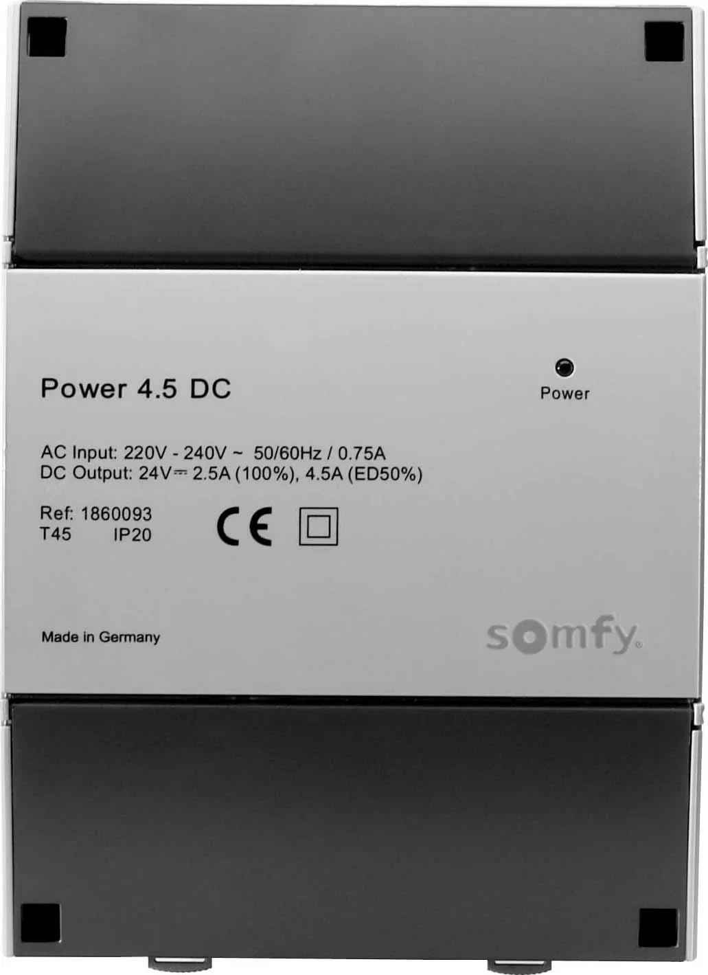 Somfy Somfy Gleichstromversorgung DC 230V-24 VDC 4,5A 1860093