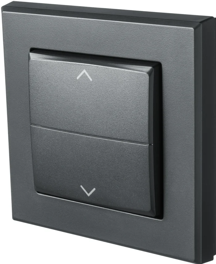 eQ-3 Tasterwippe Markenschalter m. Pfeilen,anthrazit HmIP-BRA-A – Bild 1