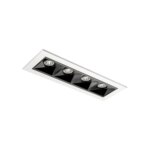 SG LEUCHTEN LED-Einbaustrahler 10W Konverter INSPIRE 212439 4LEDs weiß 2000-4000K weiß