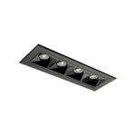 SG LEUCHTEN LED-Einbaustrahler 10W Konverter INSPIRE 212440 4LEDs schwarz 2000-4000K weiß