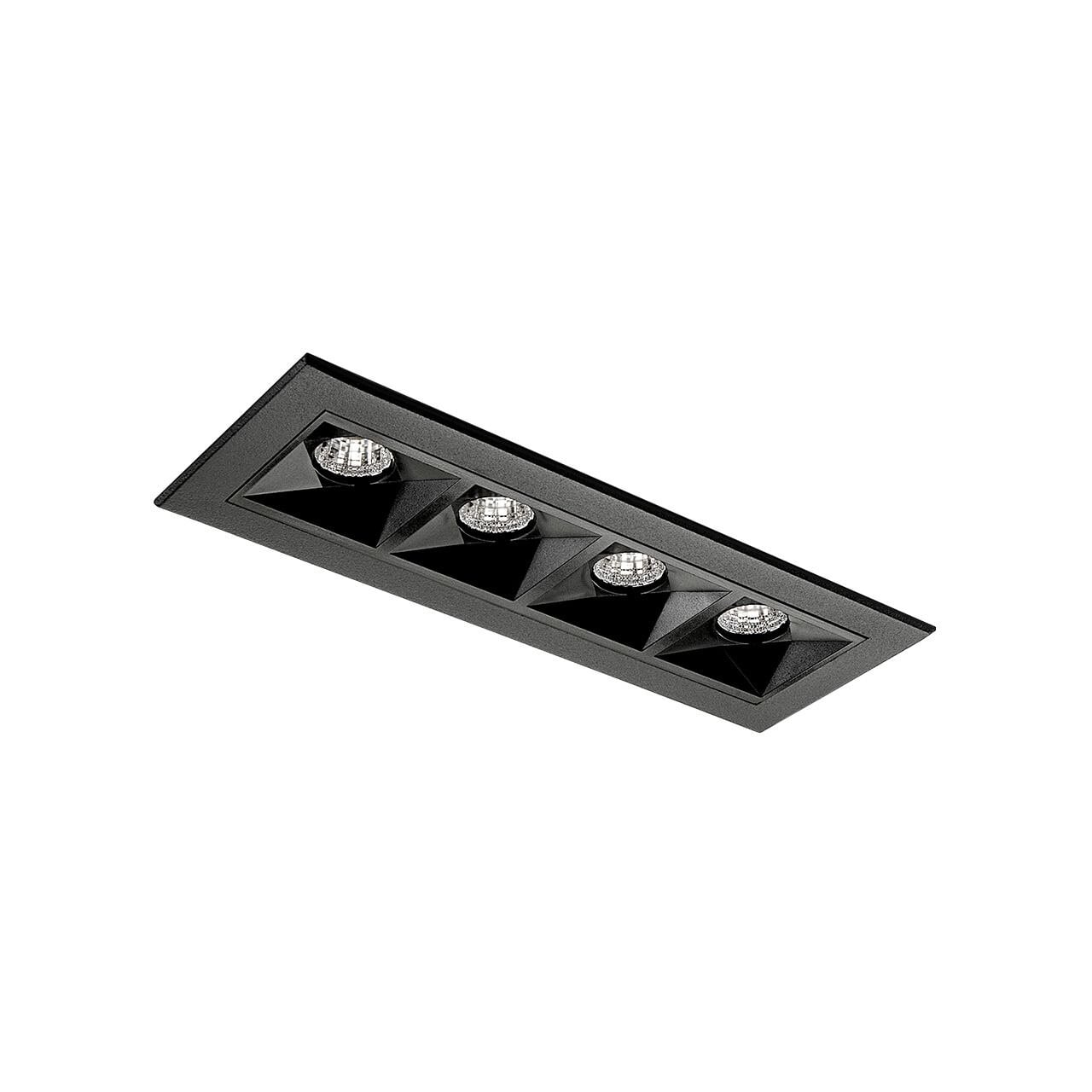 SG LEUCHTEN LED-Einbaustrahler 10W Konverter INSPIRE 212440 4LEDs schwarz 2000-4000K weiß