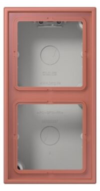 Jung LC 582 A 236 AP-Kappe 2-fach Duroplast lackiert Serie LS terre sienne brique