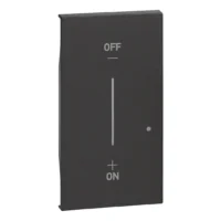 BTicino KG33M2 LivingNow 2M Taste für Lichtschalter with Netatmo Black