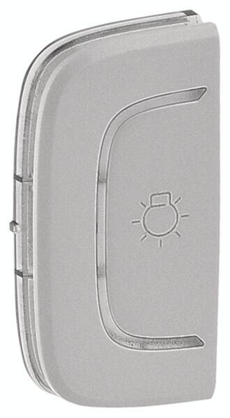 Legrand Legrand 755530 Wippe BUS/SCS mit Symbol Licht 1M links beidseitig Valena Allure Aluminium