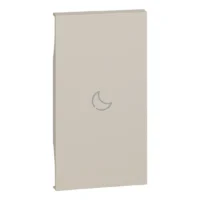 BTicino KM01MH2BED LivingNow 2M Tasten- abdeckung für MyHome mit Symbol Nacht Sand