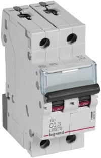 Legrand 403518 TX3 LS-Schalter C 0,3A 2-polig 6kA 400VAC 2TE