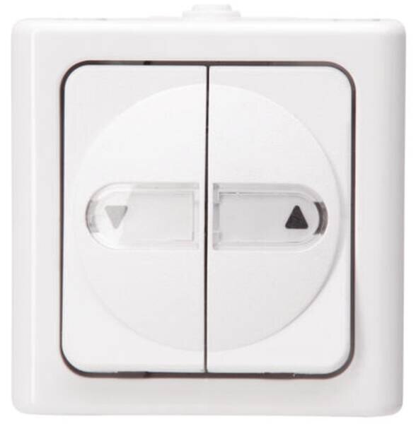 Kopp Kopp 561502005 Jalousieschalter AP-FR 10AX 250V IP44 Blueelectric arktis