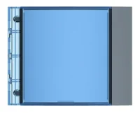 Bticino 352203 Frontblende Infomodul SFERA Aluminium Allstreet