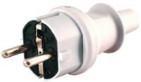 Kopp 173004009 PVC-Schutzkontaktstecker IP44 PVC 3x1,5qmm 16A 250V grau