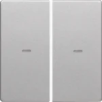 Berker Abdeckung 2-fach alu/lackiert für Tastsensor-Modul 80960321