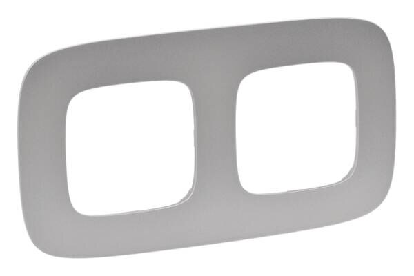Legrand Legrand 754392 Rahmen 2-fach Valena Allure Aluminium Thermoplast