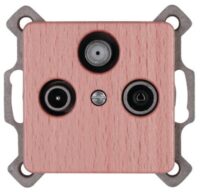 Kopp 917131082 Antennensteckdose 3-fach TV RF Milano buche