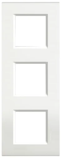 BTicino LNA4802M3BI LivingLight Abdeckrahmen 3-fach 2+2+2M Weiß