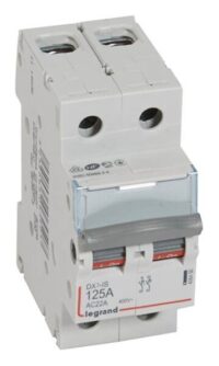 Legrand 406450 DX3 Lasttrennschalter 2-polig 125A 400VAC Kategorie AC-22A