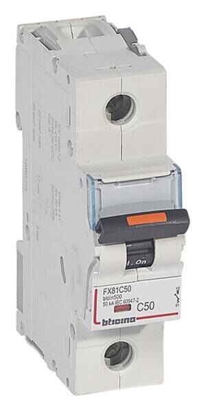 Legrand Legrand 409812 DX3 LS-Schalter D 50A 1-polig 25kA 230/400VAC 1,5TE