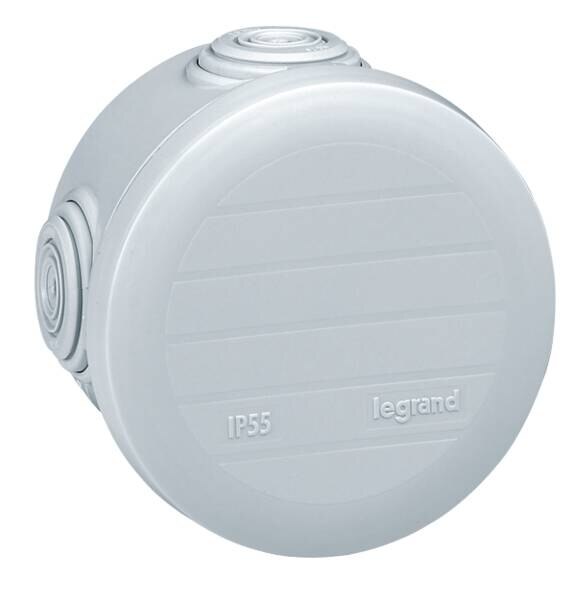 Legrand 092003 Plexo Abzweigdose rund D:70 Tiefe:45mm IP55 4Membrane RAL9010
