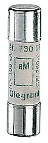 Legrand 013002 Zylindersicherung aM 2A 10x38 träge 500VAC 100kA ohne Kennmelder
