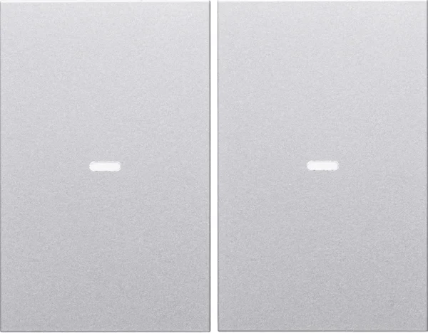 Berker Berker Tast-Abdeckung 2-fach aluminium Tastsensor-Modul 80960371