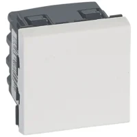 Legrand 077092L MSC Wechselschalter 10A (SK) 2-modulig beleuchtbar ultraweiß