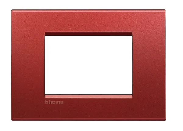 BTicino LNA4803RK LivingLight Abdeck- rahmen für Kompaktinstallation 3M Brick