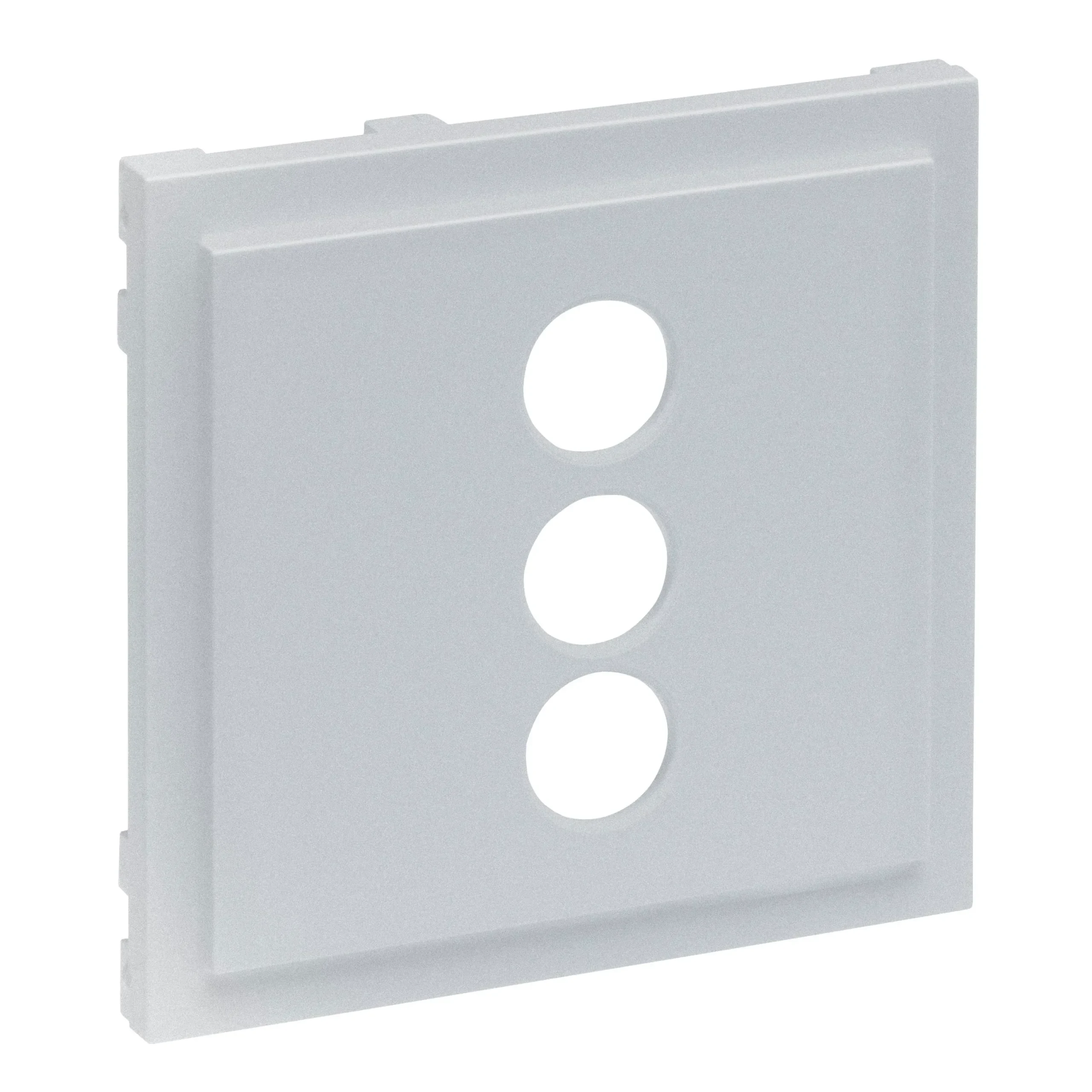 Legrand Legrand 765286 SEANO Abdeckung f.3-fach RCA (Cinch)-Anschlussdose Aluminium