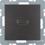 Berker Steckdose High Definition anthrazit matt 3315421606