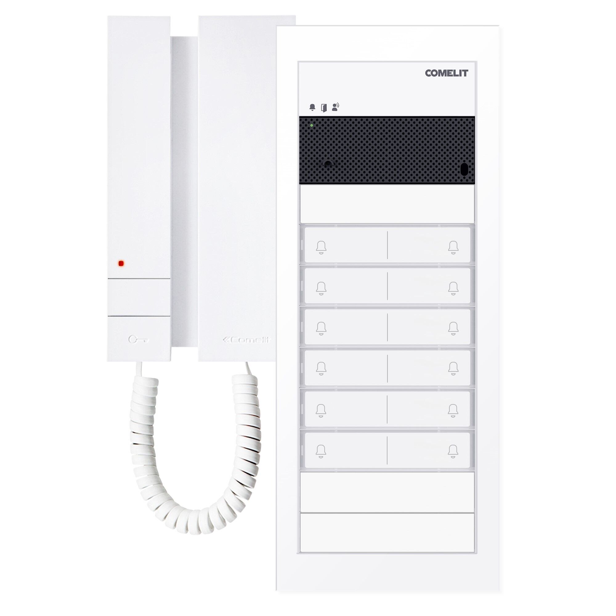 Comelit Comelit KAU2111 Paketlösung Ultra Audio Unterputz 11 Wohneinheiten Mini mit Hörer SB2