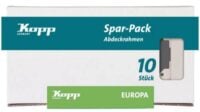 Kopp 401501016 Abdeckrahmen 1-fach Europa Pack:10 creme-weiß
