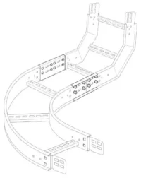 Van Geel PFCSZ Formstückverbinder H125 V4A Edelstahl